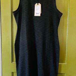 Prana Black Sleeveless Knit Dress